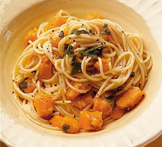 pumkin with noodles