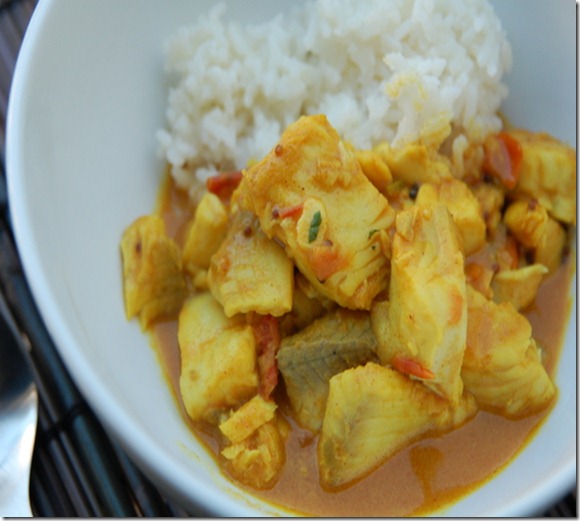 fish coconut curry